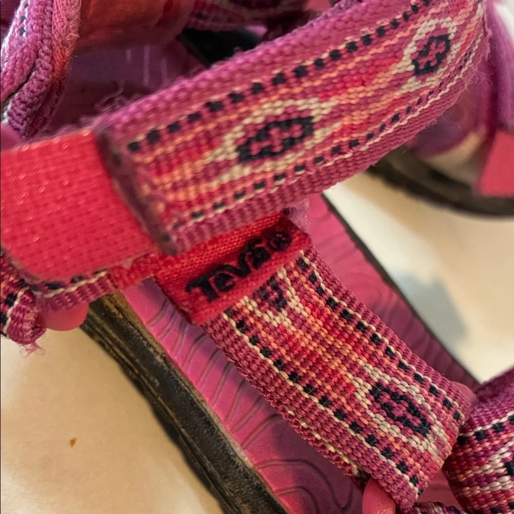 Teva Kids Pink Adjustable Sport Sandals